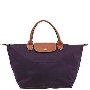 Longchamp Le Pliage Original Medium Top Handle Bag - Bilberry